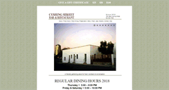 Desktop Screenshot of cushingstreet.com